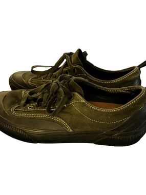 Converse Men's Olive Green Low-Top Lace-Up Sneakers
